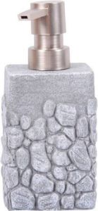 Sanilo Zeepdispenser Grey stone met stabiele en roestvrije pomp