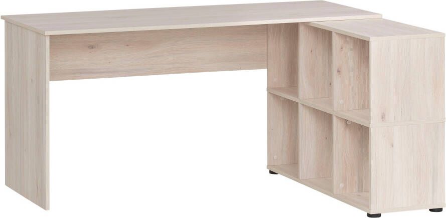 Schildmeyer Bureau met kast Serie 400 Breedte 150 cm hoekbureau