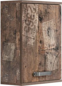 Schildmeyer Hangend kastje Milan Breedte 40 5 cm met metalen handgrepen draairichting deur naar keuze links of rechts
