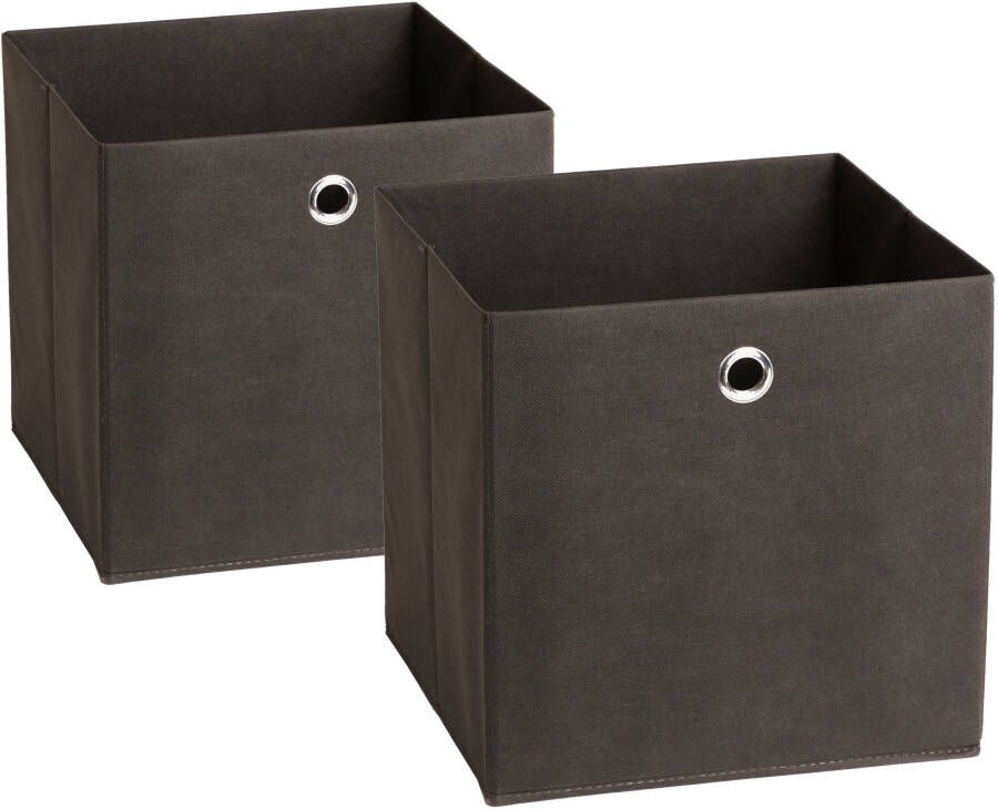 Schildmeyer Opvouwbare box set van 2 met fleece hoes