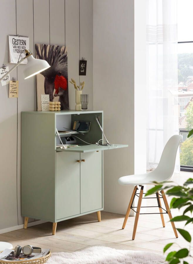 Schildmeyer Secretaire Serie 500 met geïntegreerd stopcontact en usb-aansluitingen