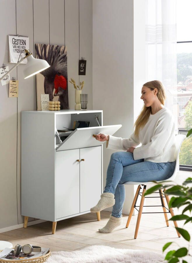 Schildmeyer Secretaire Serie 500 met geïntegreerd stopcontact en usb-aansluitingen