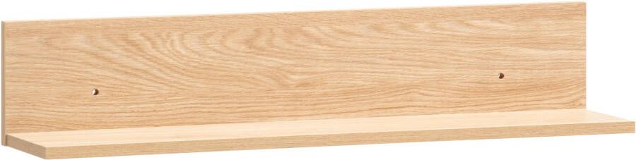 Schildmeyer Wandplank SOLEA Breedte 80 cm decor met voelbare houtstructuur