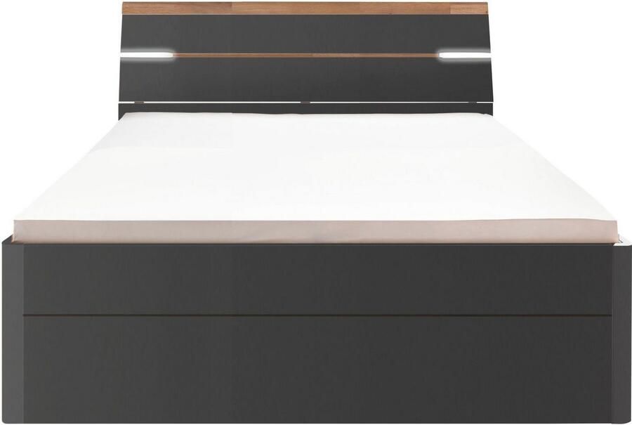 Schlafkontor Ledikant met bergruimte Mars inclusief 2 laden en ledverlichting