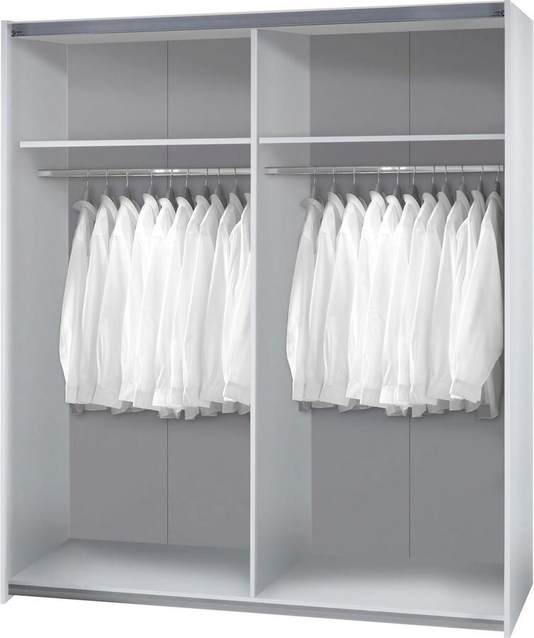 Schlafkontor Zweefdeurkast Puls slaapkamerkast bestseller kledingkast kast Kledingkast met metalen grepen veel kleuren breedte 170 cm - Foto 3