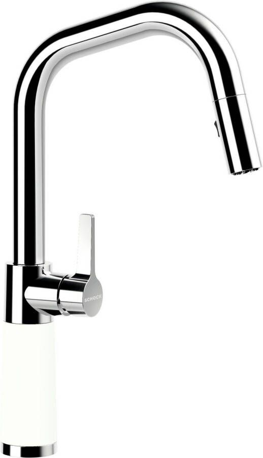 Schock Keukenkraan SC-530 SB uitschuifbaar straal-douche terugstroombegrenzer draaibereik 120°