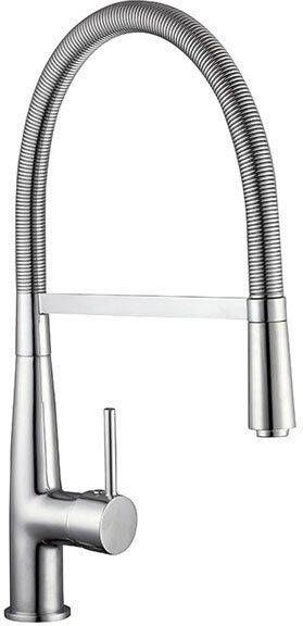 Schütte SCHÜTTE New York Design Keukenkraan Mengkraan Draaibare Uitloop met Spiraalveer Zijdelingse Greep Chroom