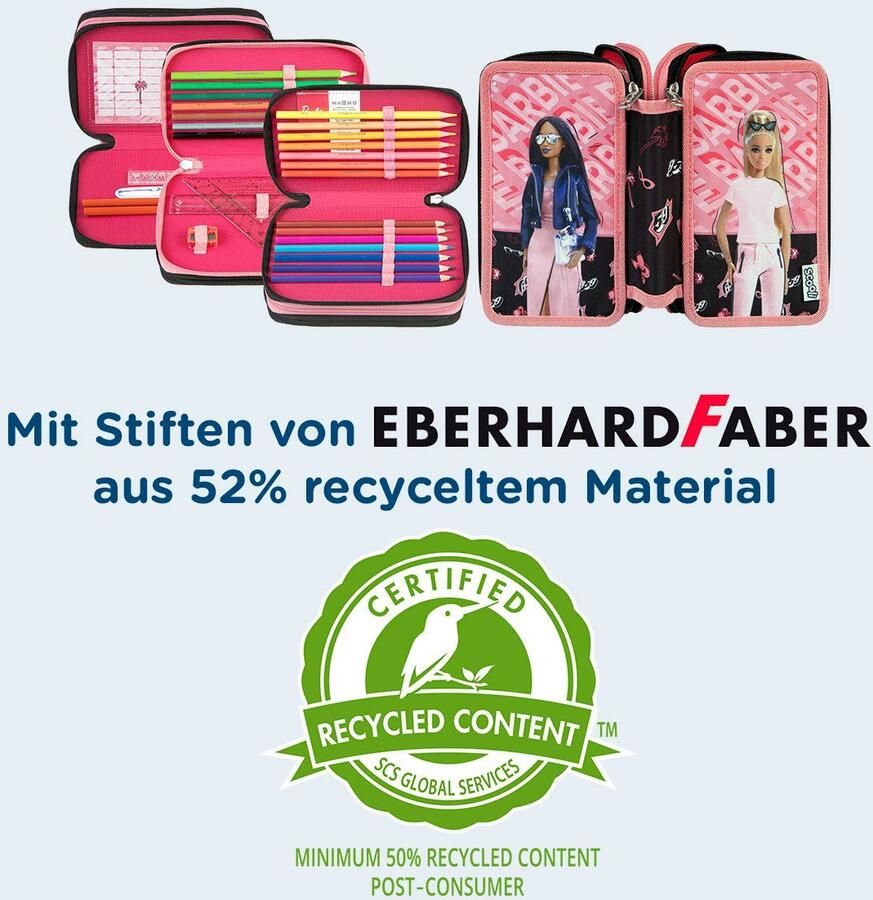 Scooli Etui Tripledecker Barbie