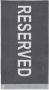 Seahorse Reserved Strandlaken Katoen Tekstprint 100x180 cm Antraciet - Thumbnail 1