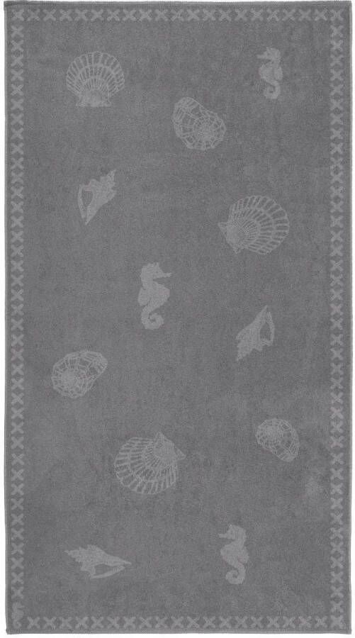 Seahorse Strandlaken Shells met mariene motieven (1 stuk) - Foto 2