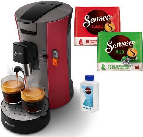 Senseo Koffiepadautomaat Select CSA240 90 inclusief gratis toebehoren ter waarde van € 14