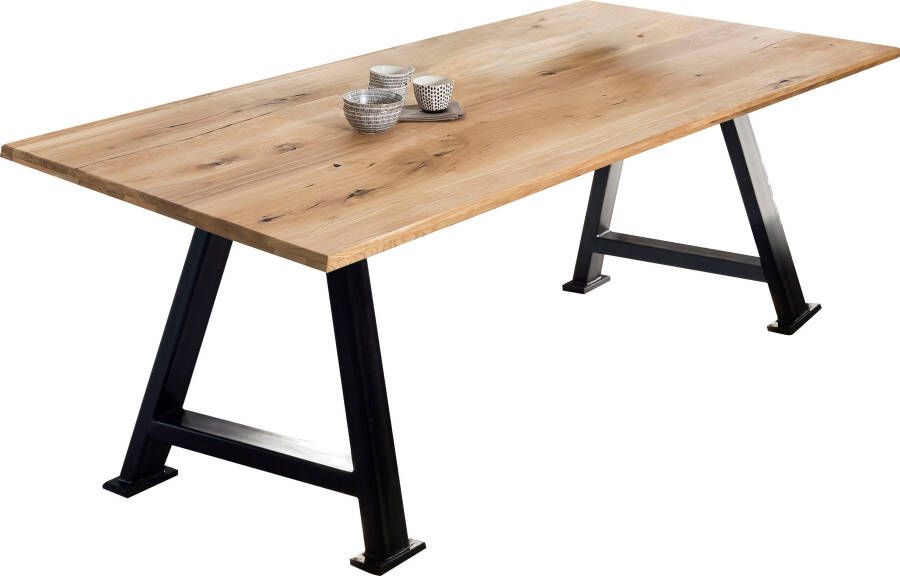 SIT Eettafel met boomrand alsof gegroeid