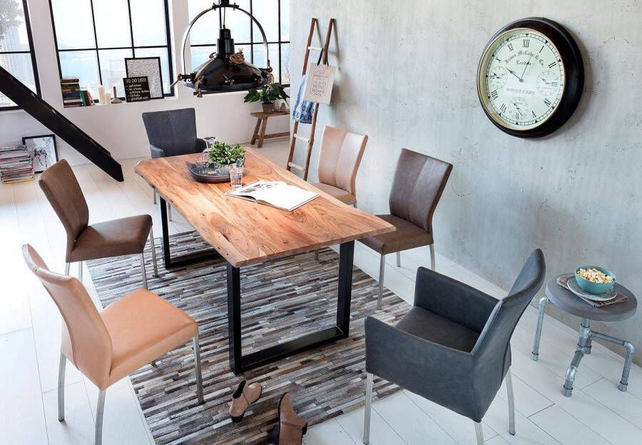 Artistiq Living Artistiq Boomstam Eettafel Tristina Acaciahout 180 x 90cm Zwart