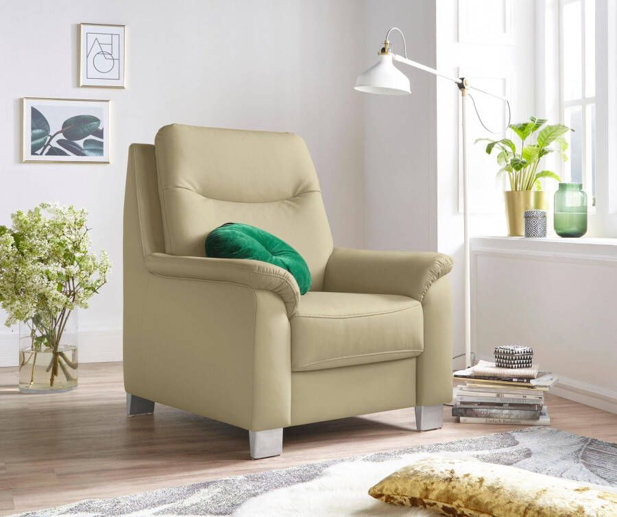 Sit&more Fauteuil Boccaccio met binnenvering en verstelbare hoofdsteun