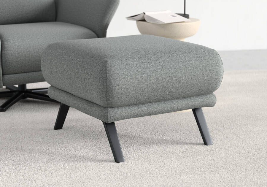 Sit&more Hocker Scandia Met zwarte matte metalen poten