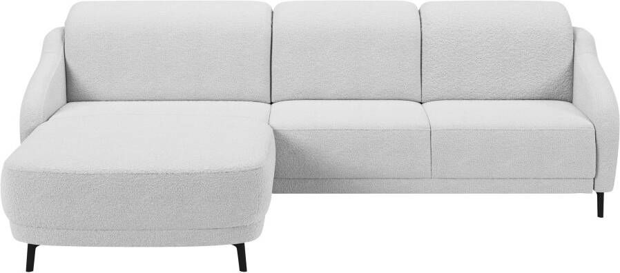 Sit&more Hoekbank Blues L-vorm naar keuze met klaptafel en usb