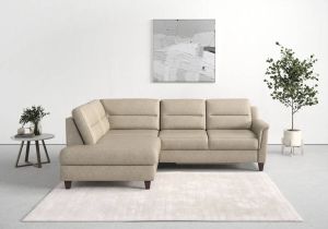 Sit&more Hoekbank Farö met binnenvering naar keuze met slaapfunctie en bedkist