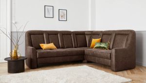 Sit&more Hoekbank MELISSA klassieke meubelcollectie naar keuze met slaapfunctie en lade optioneel in "soft clean" uitvoering