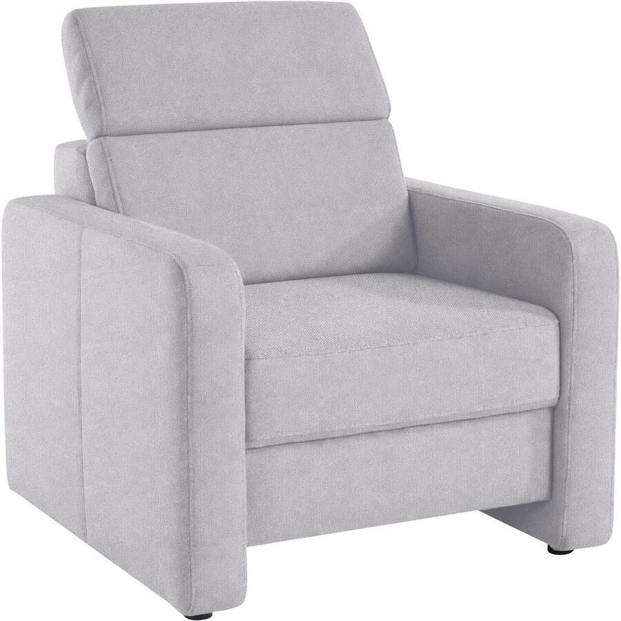Sit&more Fauteuil Bologna met binnenvering met verstelbare hoofdsteun