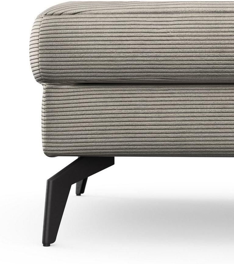 Sit&more Hocker Cabana met gestylede metalen poten