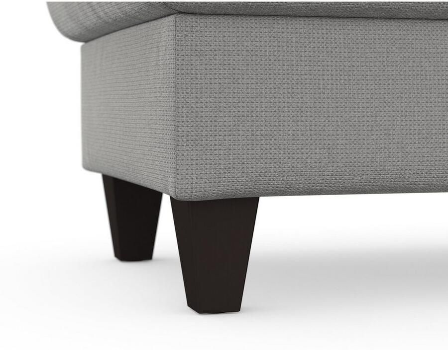 Sit&more Hocker met bergruimte Farö met bergruimte en binnenvering en wengékleurige poten