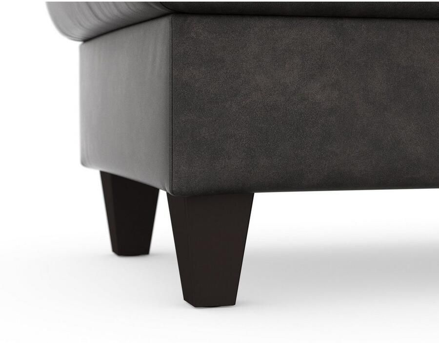 Sit&more Hocker met bergruimte Farö met bergruimte en binnenvering en wengékleurige poten