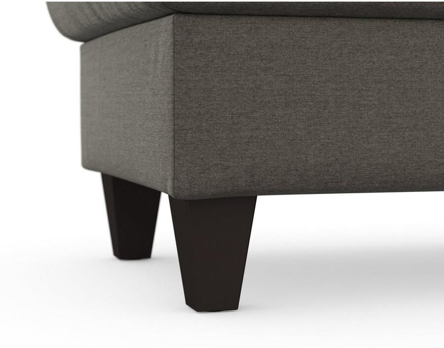 Sit&more Hocker met bergruimte Farö met bergruimte en binnenvering en wengékleurige poten