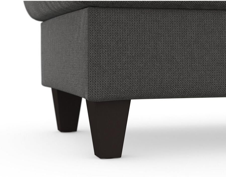 Sit&more Hocker met bergruimte Farö met bergruimte en binnenvering en wengékleurige poten