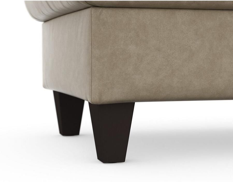 Sit&more Hocker met bergruimte Farö met bergruimte en binnenvering en wengékleurige poten