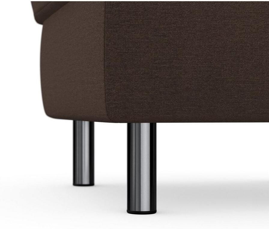 Sit&more Hocker met bergruimte Sinatra Zitoppervlak is afneembaar chroomkleurige metalen poten