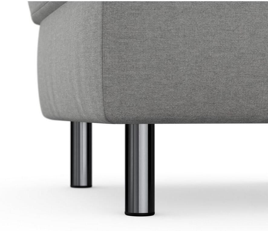 Sit&more Hocker met bergruimte Sinatra Zitoppervlak is afneembaar chroomkleurige metalen poten