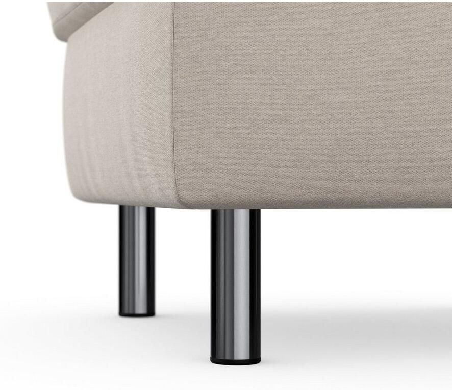 Sit&more Hocker met bergruimte Sinatra Zitoppervlak is afneembaar chroomkleurige metalen poten