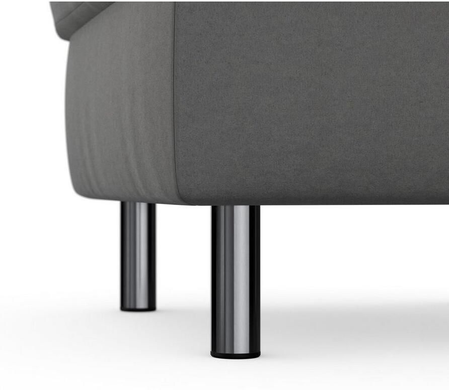 Sit&more Hocker met bergruimte Sinatra Zitoppervlak is afneembaar chroomkleurige metalen poten