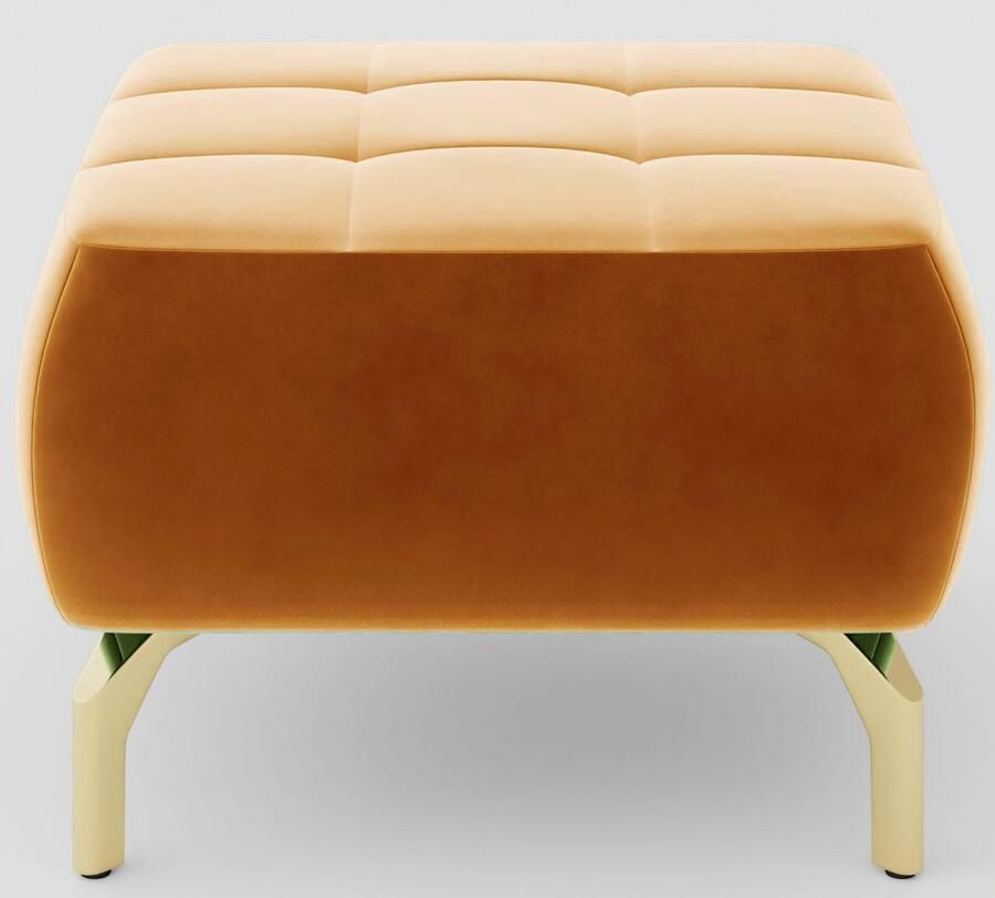 Sit&more Hocker Orient 1 goudkleurige metalen poten