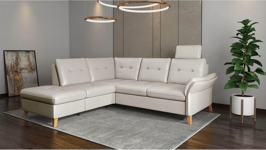 Sit&more Hoekbank Göteborg inclusief zitdiepteverstelling optioneel met bedfunctie & bedlade