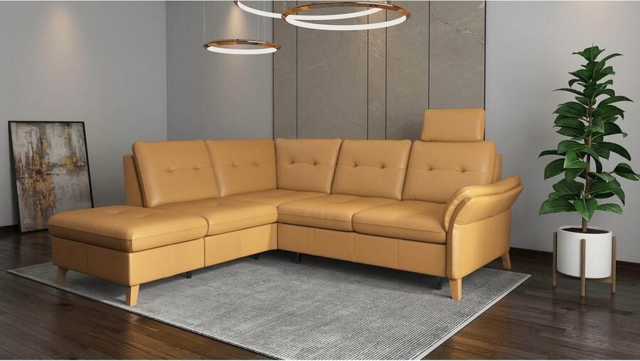 Sit&more Hoekbank Göteborg inclusief zitdiepteverstelling optioneel met bedfunctie & bedlade