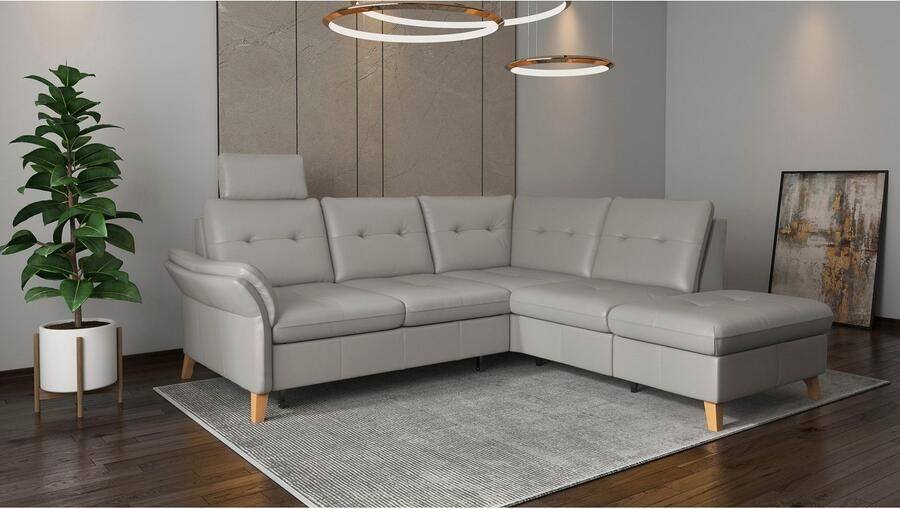 Sit&more Hoekbank Göteborg inclusief zitdiepteverstelling optioneel met bedfunctie & bedlade