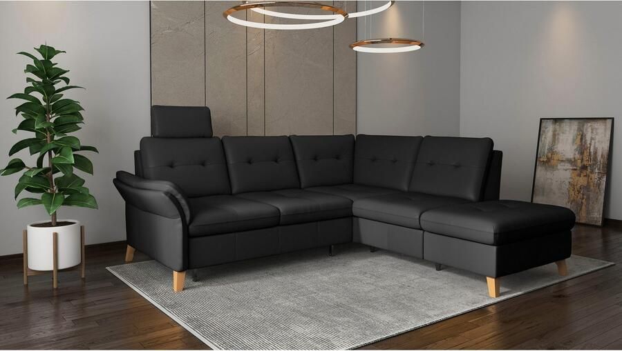 Sit&more Hoekbank Göteborg inclusief zitdiepteverstelling optioneel met bedfunctie & bedlade