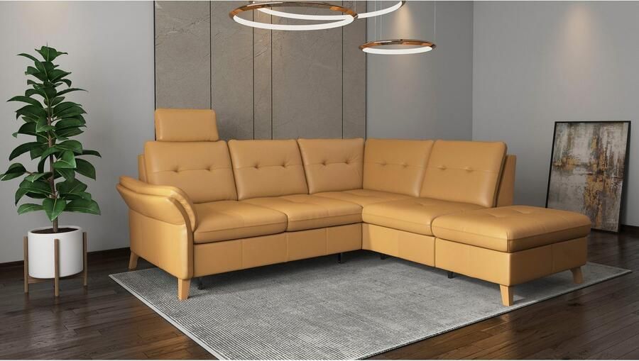 Sit&more Hoekbank Göteborg inclusief zitdiepteverstelling optioneel met bedfunctie & bedlade