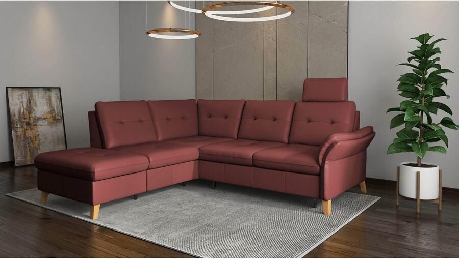 Sit&more Hoekbank Göteborg inclusief zitdiepteverstelling optioneel met bedfunctie & bedlade