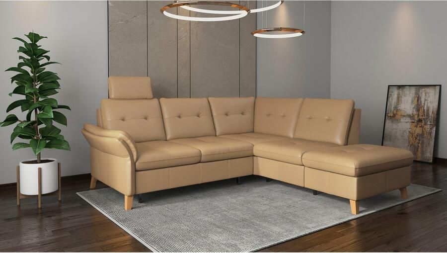 Sit&more Hoekbank Göteborg inclusief zitdiepteverstelling optioneel met bedfunctie & bedlade