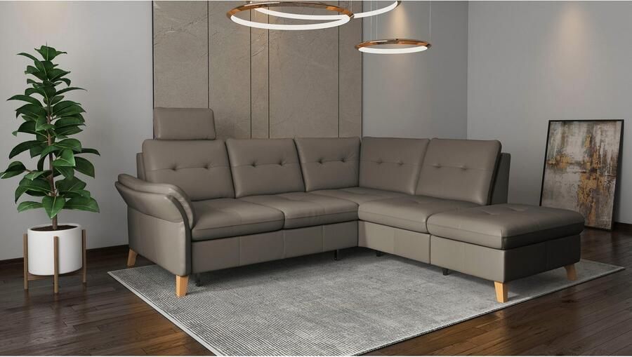 Sit&more Hoekbank Göteborg inclusief zitdiepteverstelling optioneel met bedfunctie & bedlade