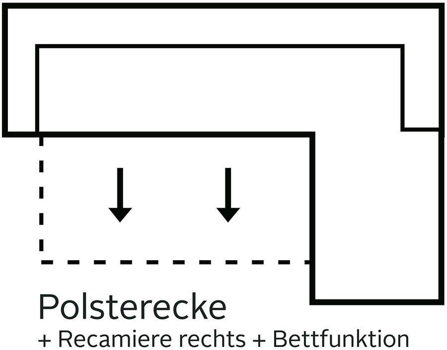 Sit&more Hoekbank Top Ascara L-vorm inclusief boxspring binnenveringsinterieur comfortabele binnenvering