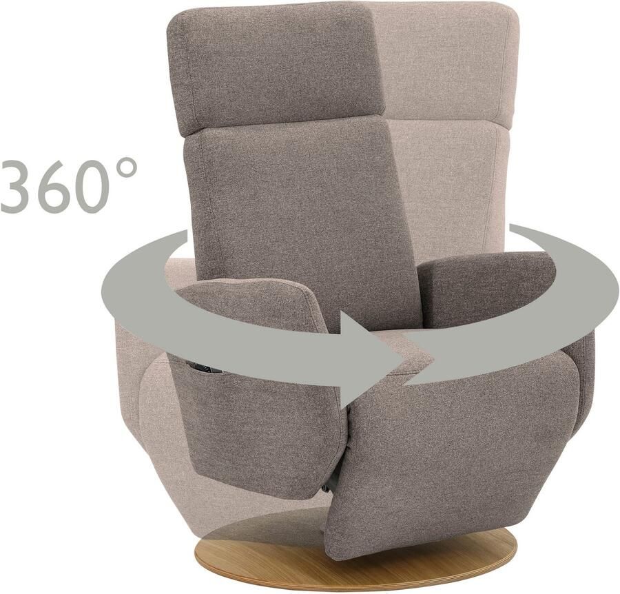 Sit&more Relaxfauteuil Cobra naar keuze met 2 motoren 2 motoren en accu of met 2 motoren