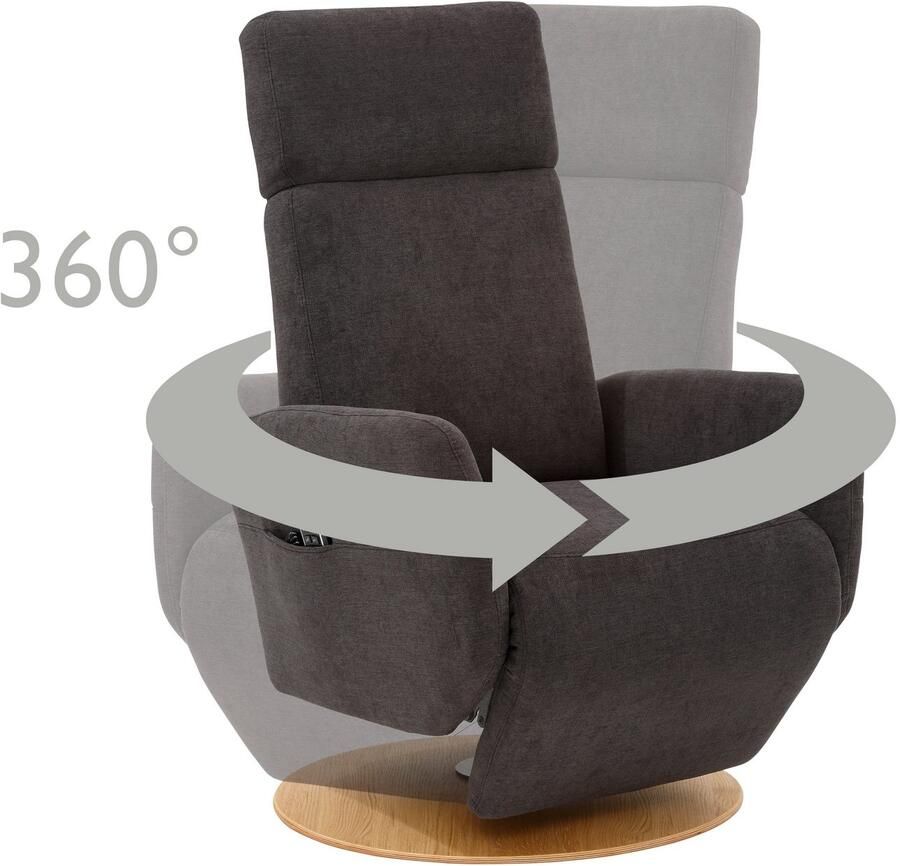 Sit&more Relaxfauteuil Cobra naar keuze met 2 motoren 2 motoren en accu of met 2 motoren