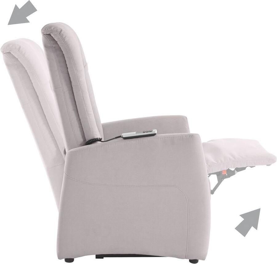 Sit&more Relaxfauteuil MELISSA naar keuze elektrisch of handmatig verstelbaar optioneel opstahulp