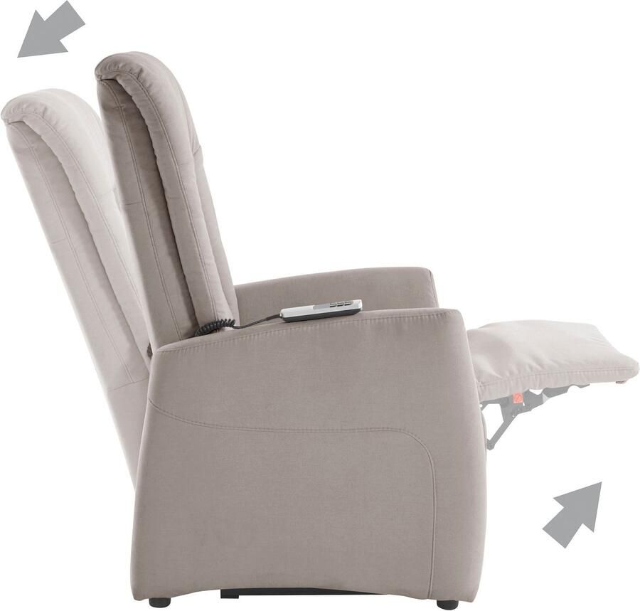 Sit&more Relaxfauteuil MELISSA naar keuze elektrisch of handmatig verstelbaar optioneel opstahulp