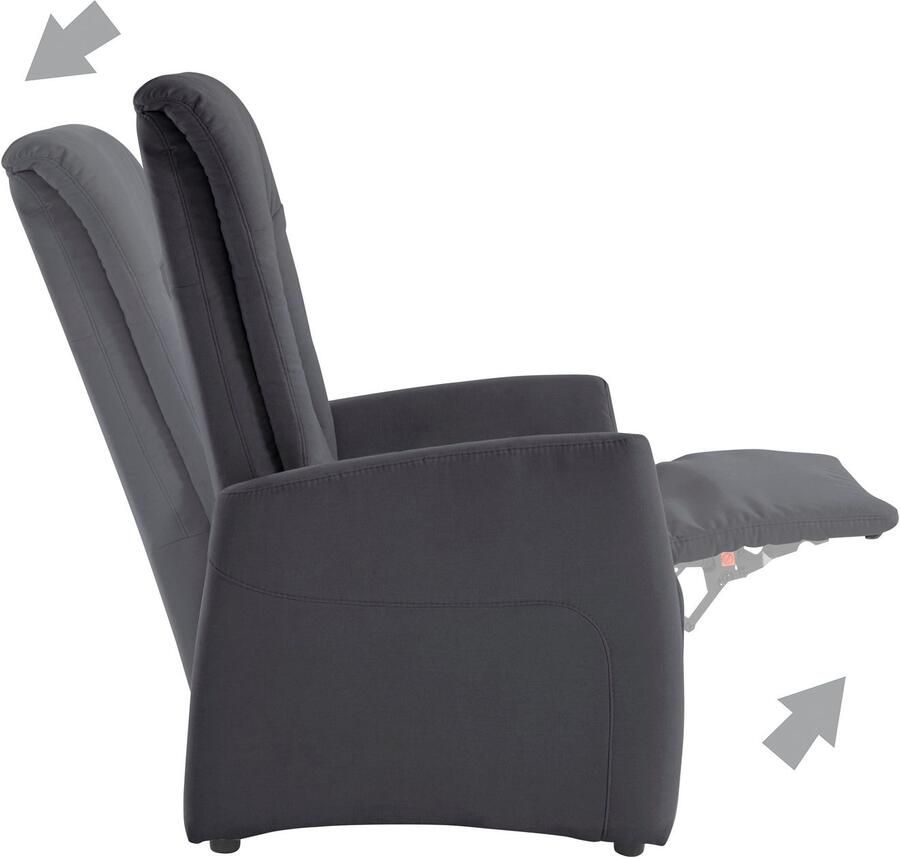 Sit&more Relaxfauteuil MELISSA naar keuze elektrisch of handmatig verstelbaar optioneel opstahulp