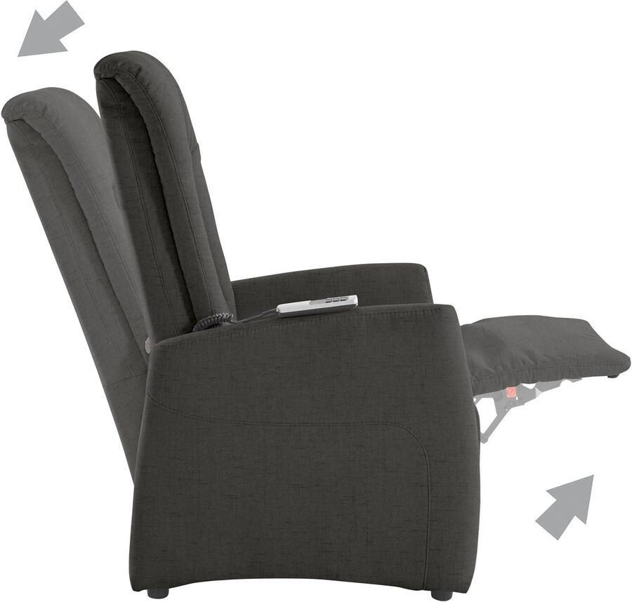 Sit&more Relaxfauteuil MELISSA naar keuze elektrisch of handmatig verstelbaar optioneel opstahulp