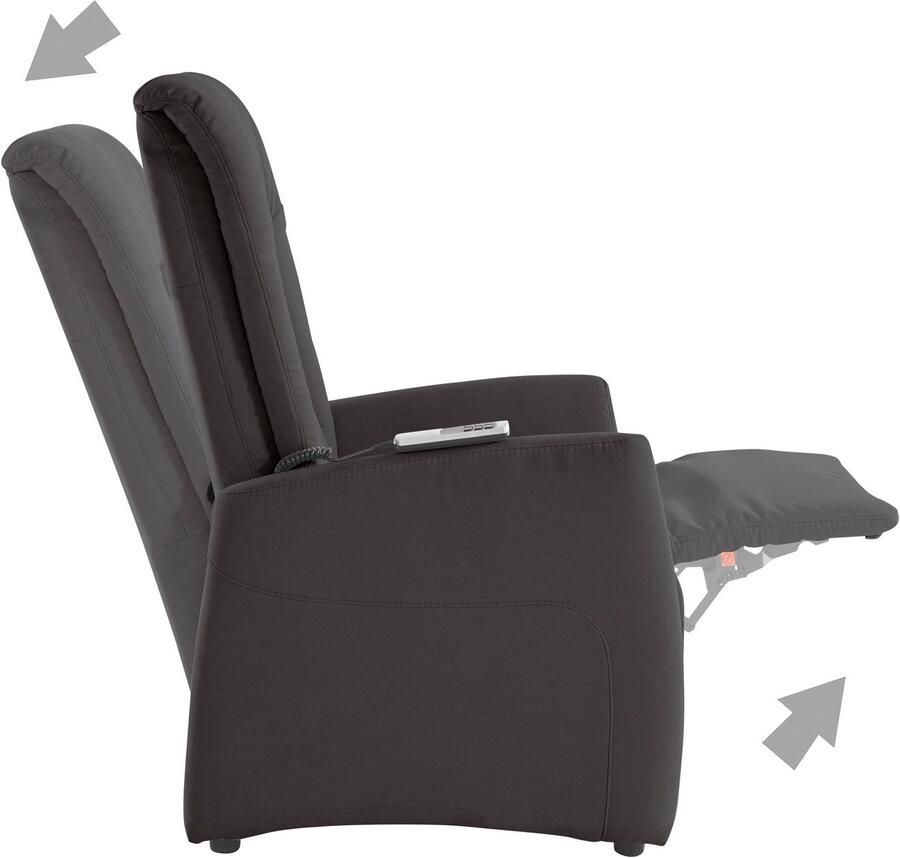 Sit&more Relaxfauteuil MELISSA naar keuze elektrisch of handmatig verstelbaar optioneel opstahulp